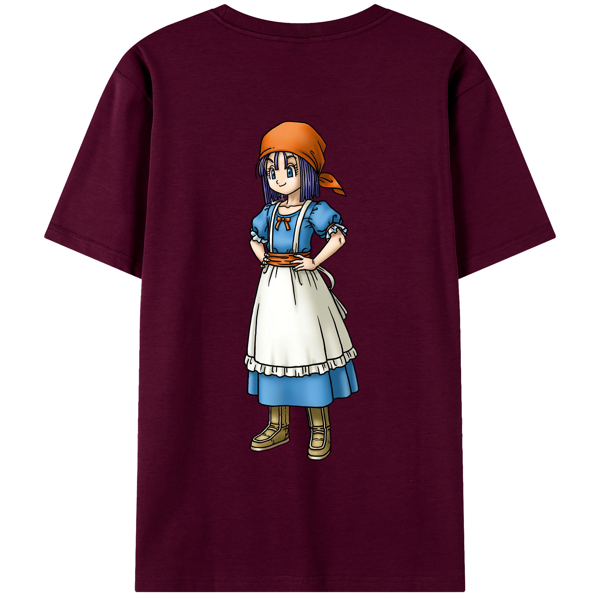 （画像用） ドラゴンクエスト Doragon Kuesuto Dragon Quest レディース半袖Tシャツ(バックプリント)